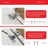 OWODI 40 Pack 3/4 Inch Overlay Soft Close Hinges for