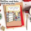 NobleWorks 12 Funny Christmas Cards w/5 x 7 Inch Envelopes