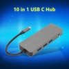 USB C Hub USB C to 3USB 2xHDTV VGA USB