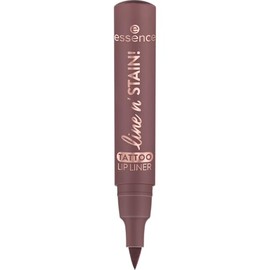 essence line n' STAIN! TATTOO LIP LINER, Nr. 03, Violett, langanhaltend, definierend, Färbeeffekt, farbintensiv, vegan, ohne Parfüm, ohne Alkohol, ohne Parabene, 1er Pack (2.5ml)