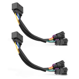 Conversion Harnesses Quad Housing to Projector Headlight Fit for Ram Truck 2009-2018, 2Pcs