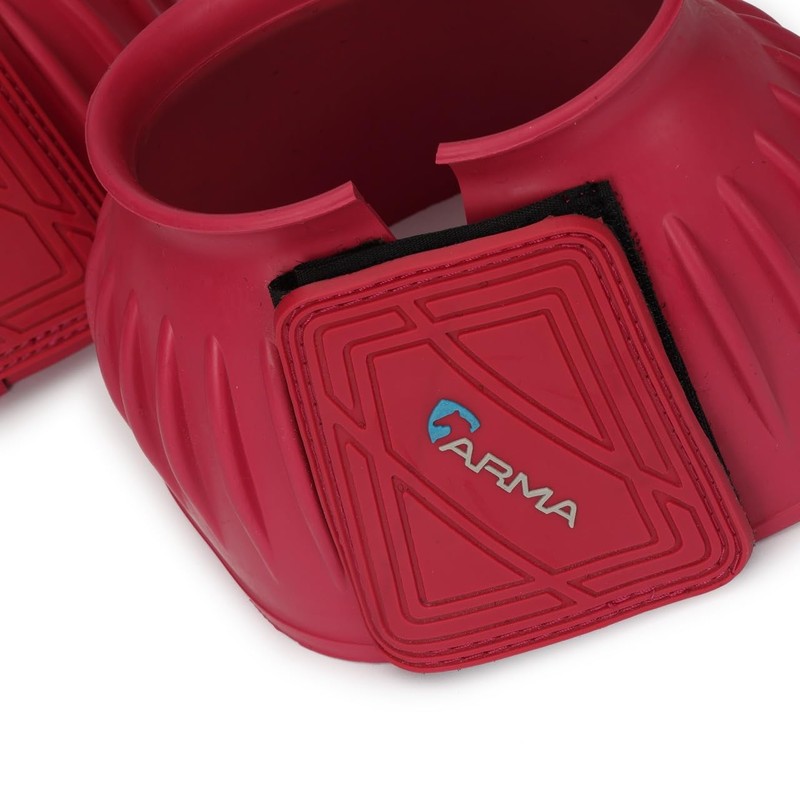 Shires Over Reach Boots, Pink - Medium