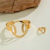 Gold Cuff Bracelets for Women Dainty Bangle Bracelet Gold Pearl