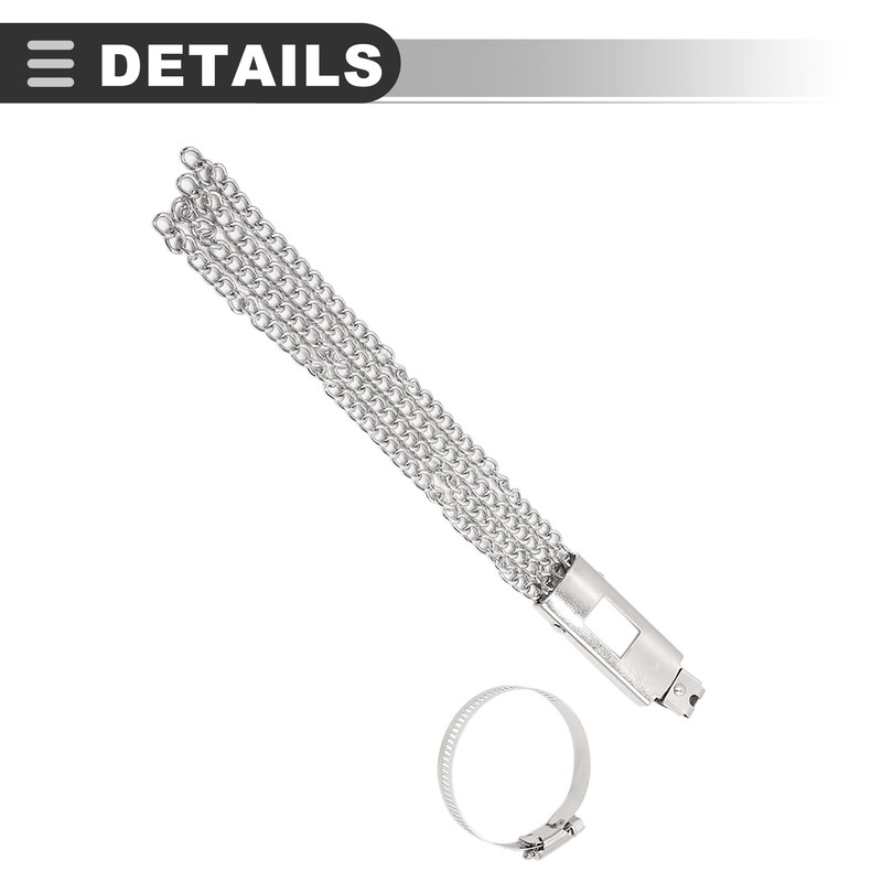 Motoforti Universal Car Anti Static Strap, Plastic Metal, Silver Tone,