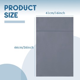 Preboun 16 x 26 Inch Rv Door Window Shade Cover Privacy Screen Door Curtains for Rv Door Window Insulated Tie up Camper Window Shades for Travel Trailer Motor Home (Gray)