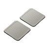 Sanwa Supply TOK-ERG6BK-S Thin Wrist Rest (2 Pieces Small Size)