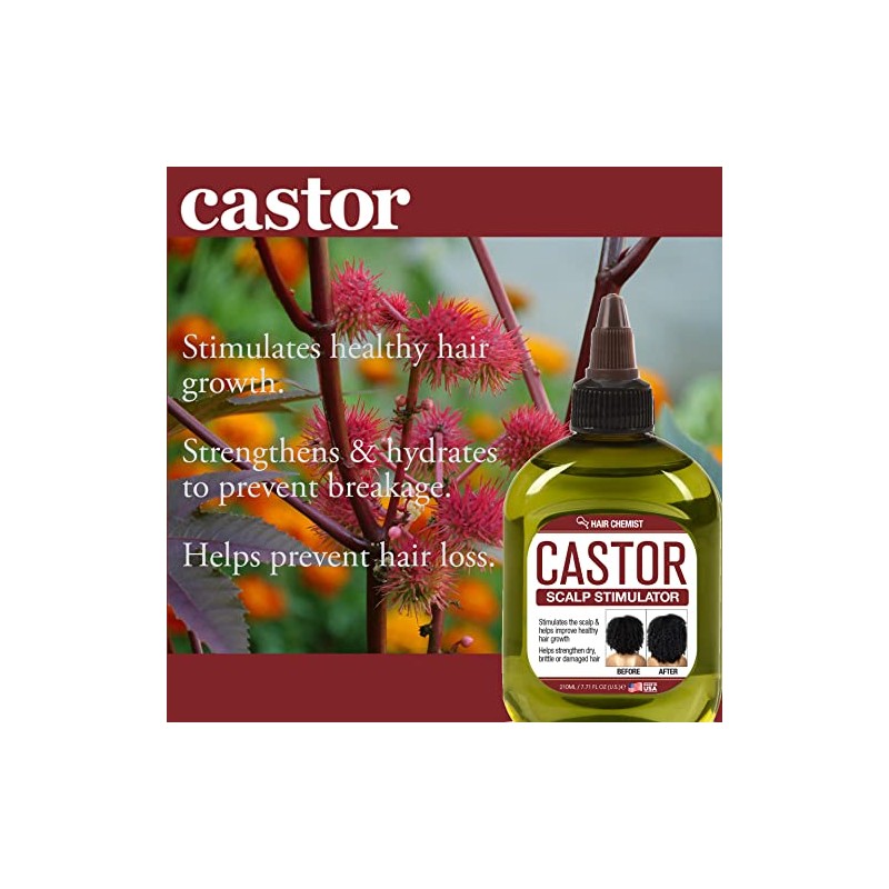 Hair Chemist Estimulador Cuero Cabelludo Aceite Ricino Pro Growth