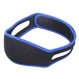 Anti-snoring Chin Strap - The Most Effective snoring Solution - 2019 Upgraded Version Adjustable Anti-snoring Chin Strap (Blue)