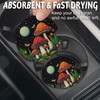 Car Coasters for Cup Holders，Leopard Car Cup Holder Coasters Drinks,