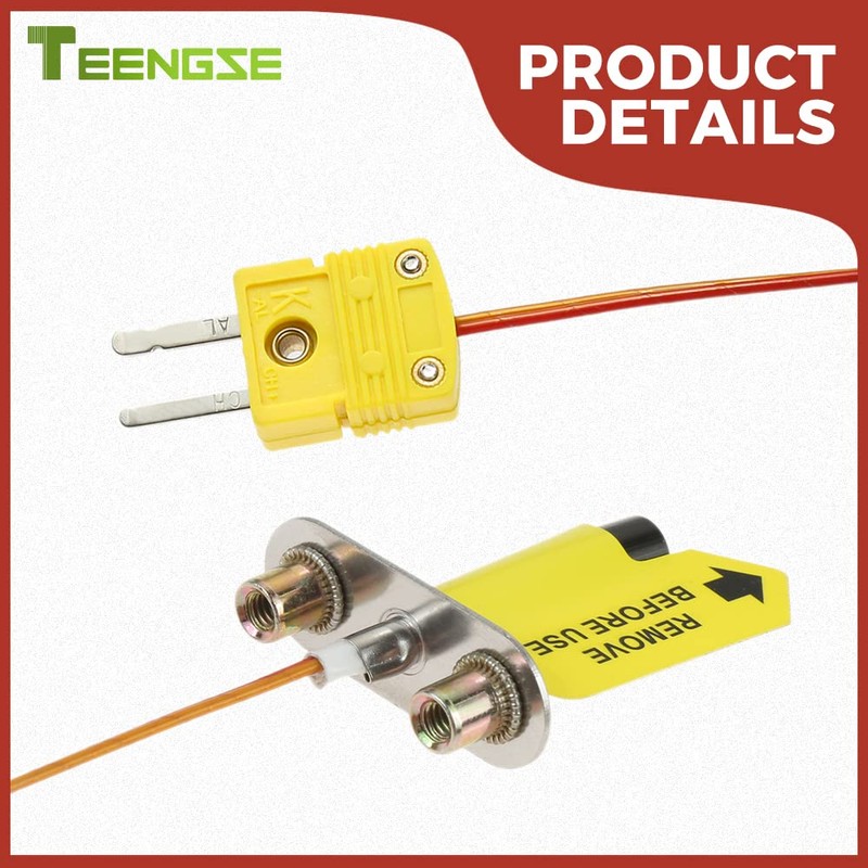 TEENGSE KIT0422 Thermocouple Probe Replacement for Traeger Ironwood 650/885 &