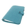 A6/A5, 6 Holes, Felt Cover, Round, Ring Binder, Loose Leaf