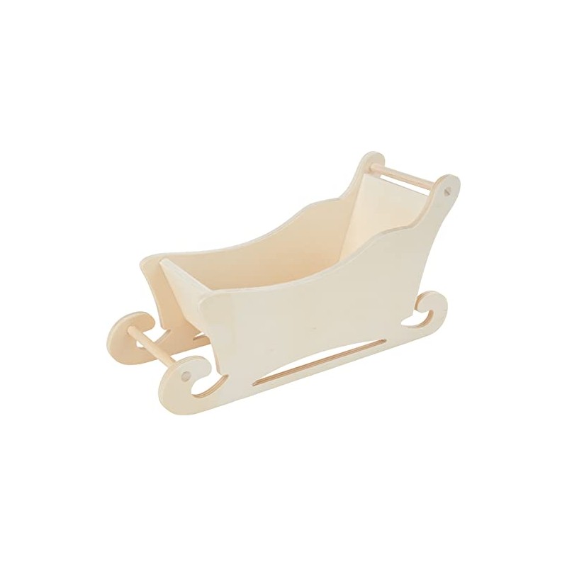 VBS Wooden Christmas Decoration Sledge 28 x 15 x 11