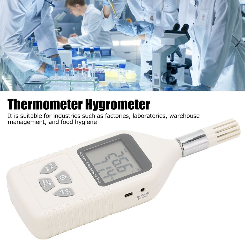 GM1360A Industrial Electronic Thermometer and Hygrometer Handheld Digital Temperature Humidity