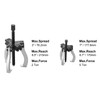Happybuy Puller Combo, Includes 3" & 7" Kits, 3-Jaw Design