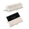 ZanyLen Foldable Glasses Case Folds to Carry Leather and Closes