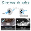 REMTAP Coffee Bags with Valve(50pcs,8oz) Blue High Barrier Aluminumed Foil
