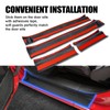SUPAREE Door Sill Guards Kit fits JL, Black Rubber Door