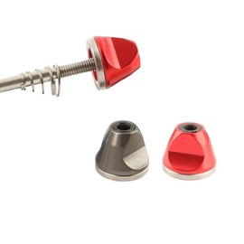 2Pcs Bicycle Quick Release Lever Nut Bike Wheel Hub Axle Nut Cycling Components for Mountain Bike