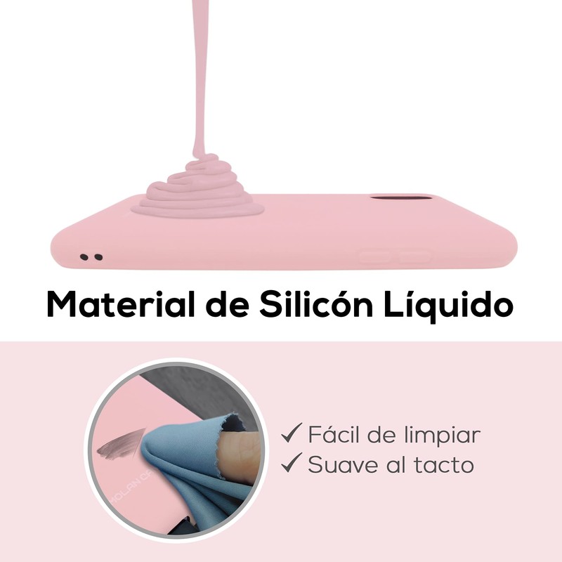 Molan Cano Funda Case de Silicon Suave Protector Acabado Mate