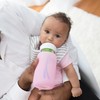 Dr. Brown's Options+ Wide-Neck Glass Bottle Sleeve, 100% Silicone, Pink,