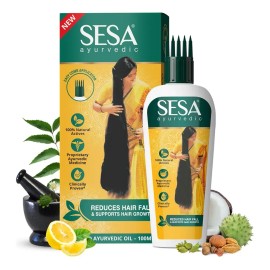 Aceite Capilar Sesa Ayurvedic Con Bhringraj Y 17 Hierbas Rar