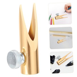 Beavorty Manual Pencil Sharpener Portable Sharpener for Students Makeup Dual-sided Slot for Eyebrow Pencils Compact Design Bright Color for School Travel