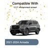 KOOGEN Tempered Glass Screen Protector for Nissan Armada 2021-2024,Infotainment Navigation