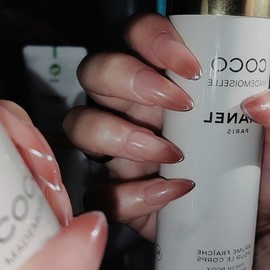 Mocha Glaze [Handmade Nail Tips] - Round / 모카 글레이즈[수제네일팁] - 라운드
