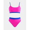 CUPSHE Women's Bikini Set Two Piece Swimsuits High Waisted Scoop