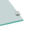 SAYAYO Glass Shelf Brackets, Glass Clamp Glass Railing for 5-8