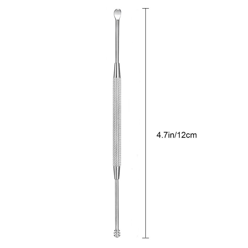 Steel Ear Pick Earwax Remover Spoon Ear Scraper Scratcher Ear