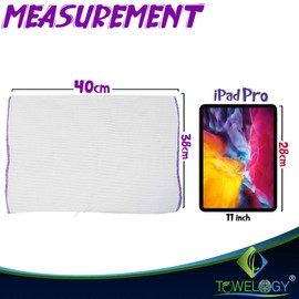 Towelogy® Heavy Duty Cotton Dish Cloths Extra Large SUPER ABSORBENT Cleaning Scrubbing Washing Drying Rags Kitchen Tea Towels Colour Coded Dishcloths MACHINE WASHABLE 38x40cm (Assorted, Pack Of 4)