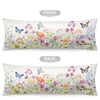 Spring Body Butterfly Flower Pillow Cover Pillowcase with Zipper