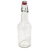 EZ Cap Bottles - 16 oz Clear Swing Top (Qty