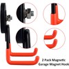 MUTUACTOR Heavy Magnetic Hook, Magnetic Storage Hook with Double Hooks,