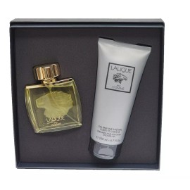 LALIQUE POUR HOMME SET 2.5 EDP SPRAY  6.6 PERFUMED SHOWER GEL BOX