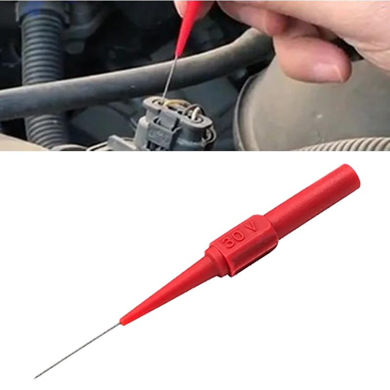 10PCS Back Probe Pins - Multimeter Test Leads - 0.7mm