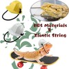 Bearded Dragon Accessories Small Engineer Hat for Bearded Dragon Lizard