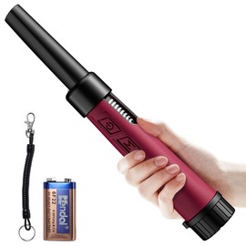 OKESAM Metal Detector Pinpointer for Adults, IP68 Fully Waterproof Metal Detector LCD Signal Display Handheld Pin Pointer Wand Underwater Treasure Hunting 360°Detection High Accuracy LED Light