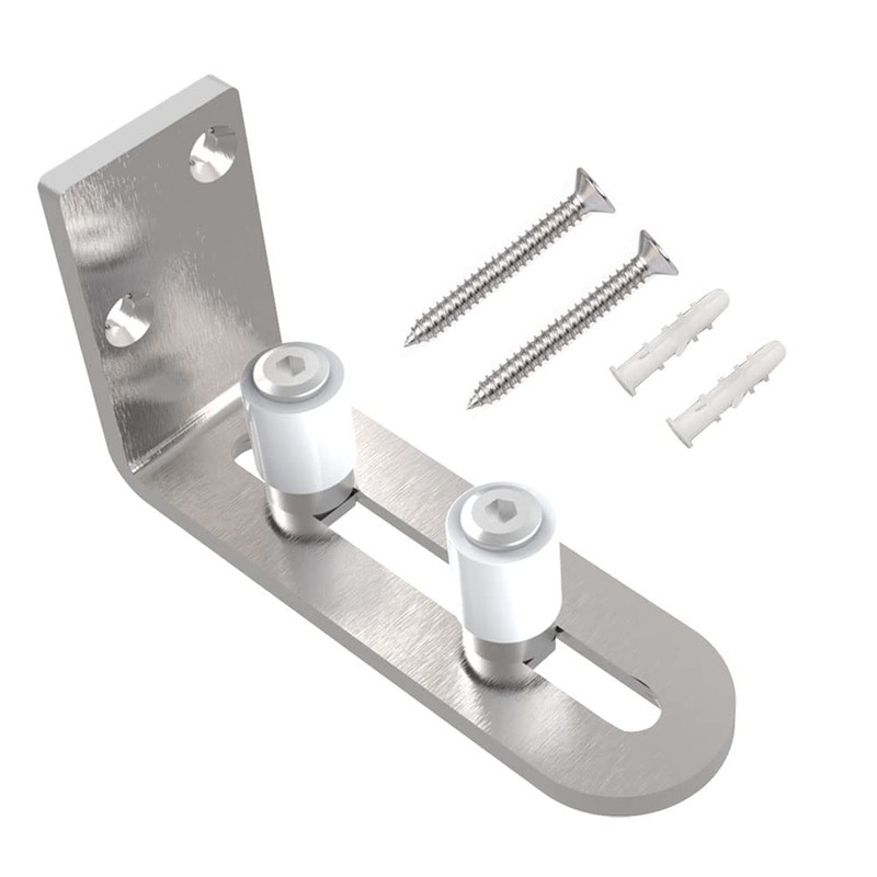 QINAIXQM Sliding Barn Door Adjustable Floor Guide Wall/Door Bottom Guide