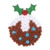 Baker Ross FE889 Christmas Pudding Kits, 5 Pack, Christmas Craft