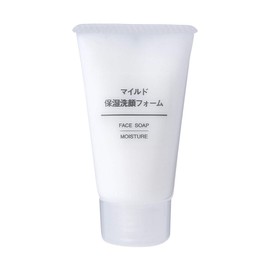 Muji 76461302 Mild Moisturizing Facial Cleansing Foam, Portable