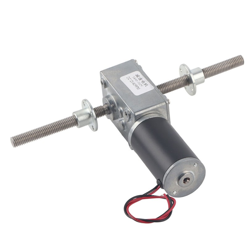 Worm Gear Motor Right and Left Hand Shaft Coaxial M8