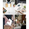 SupeDesk Phone Stand for Recording, Overhead Phone Mount with Light,