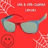 ShadyVEU Spider Web - anteojos de sol redondas para niños,