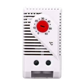 Mechanical Thermostat, 1Pcs 0-60℃ Adjustable Compact Electric Mechanical Thermostat Temperature Controller Switch, KTO011
