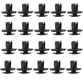 Aintier 20 Pcs Car Fender Clips Slider Clips Replacement for Universal Plastic Fender Replace OEM 91512-SX0-003 0 Black