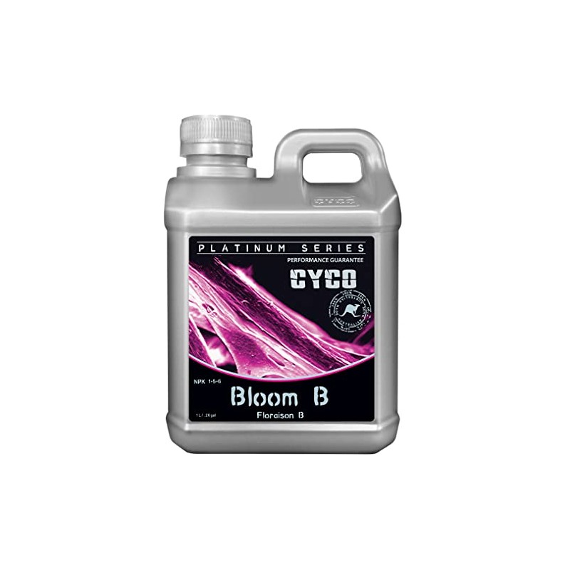 Cyco Bloom B, Liquid Nutrient for Hydroponic Plants, 1-5-6, 1