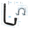 Xndryan Garage Storage Hooks, 6 PCS Heavy Duty J Hooks