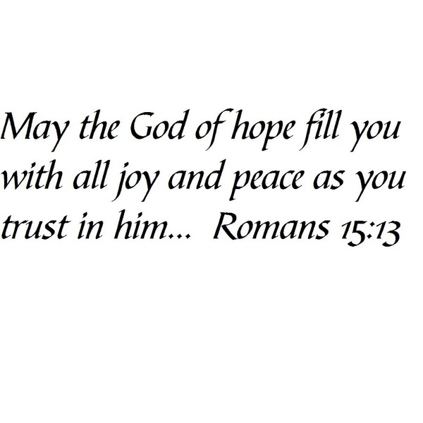 Tapestry Of Truth - Romans 15:13 - TOT3370 - Wall